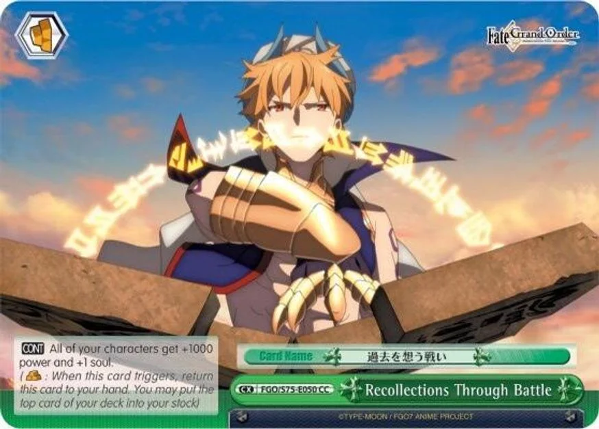 Recollections Through Battle 「FGO/S75-E050」「EN」