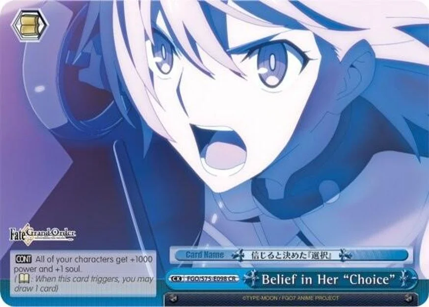 Belief in Her "Choice" 「FGO/S75-E098」「EN」