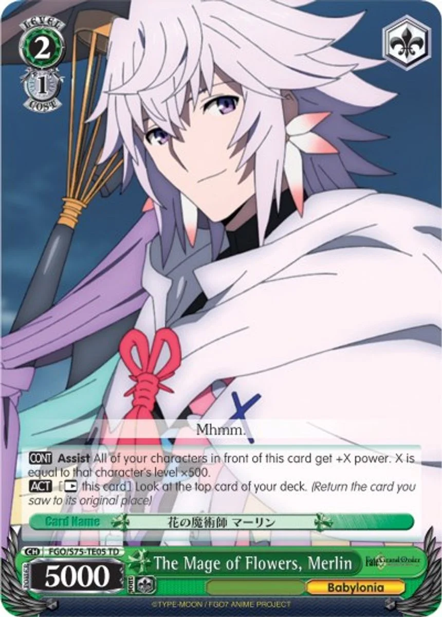 The Mage of Flowers, Merlin 「FGO/S75-TE05」「EN」