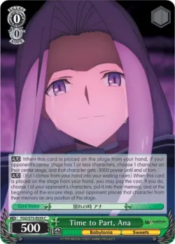 Time to Part, Ana #FGO/S75-E039 · Weiss Schwarz