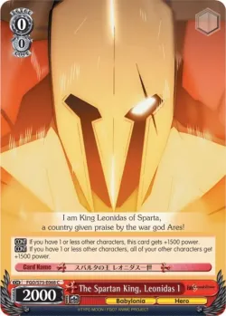 The Spartan King, Leonidas I 「FGO/S75-E068」「EN」