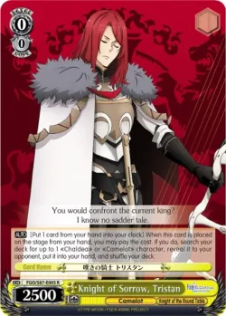 Knight of Sorrow, Tristan #FGO/S87-E005 · Weiss Schwarz