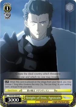 Knight of Iron, Agravain #FGO/S87-E012 · Weiss Schwarz