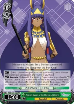 Ancient Queen of the Heavens, Nitocris #FGO/S87-E028 · Weiss Schwarz