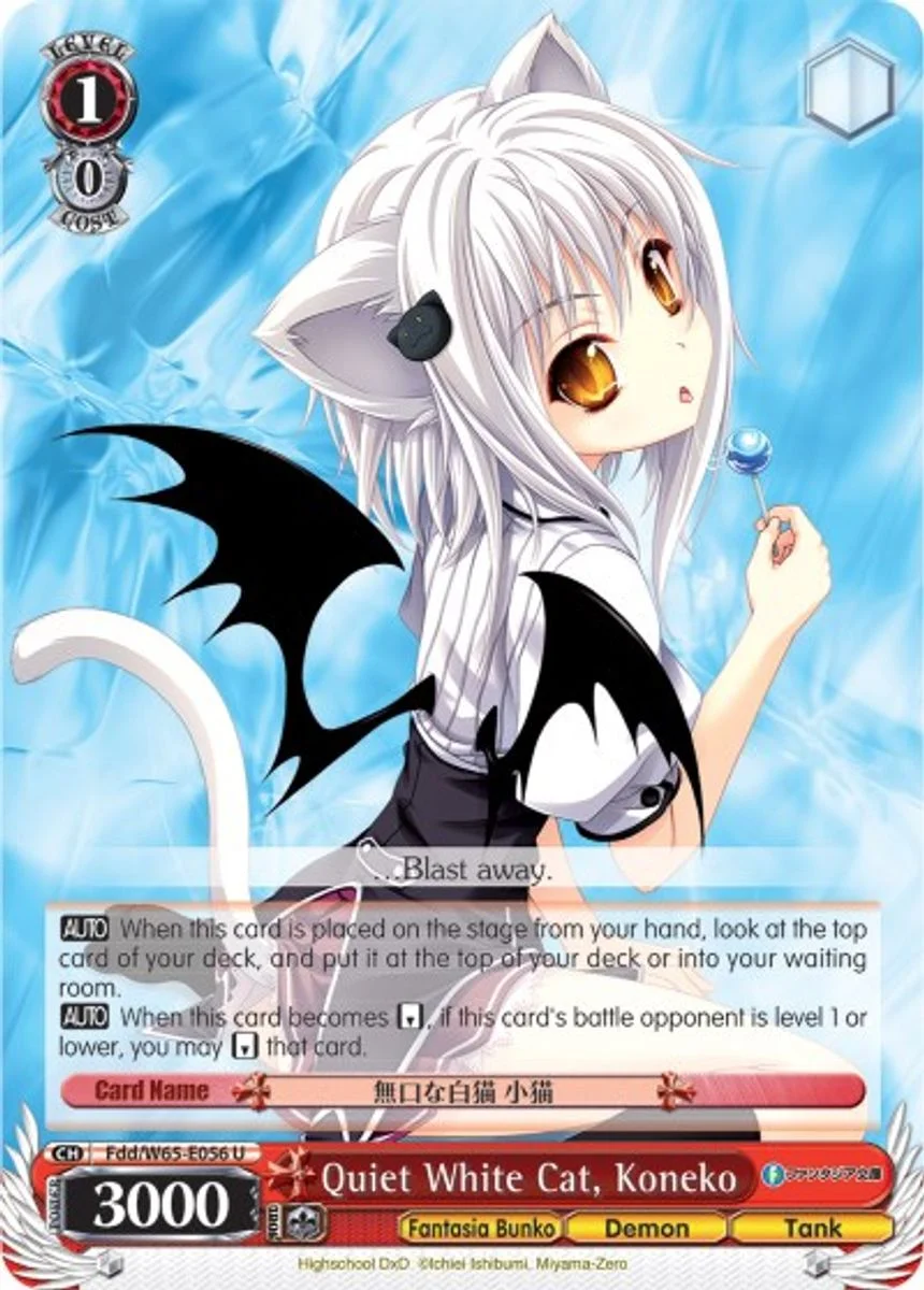Quiet White Cat, Koneko 「Fdd/W65-E056」「EN」