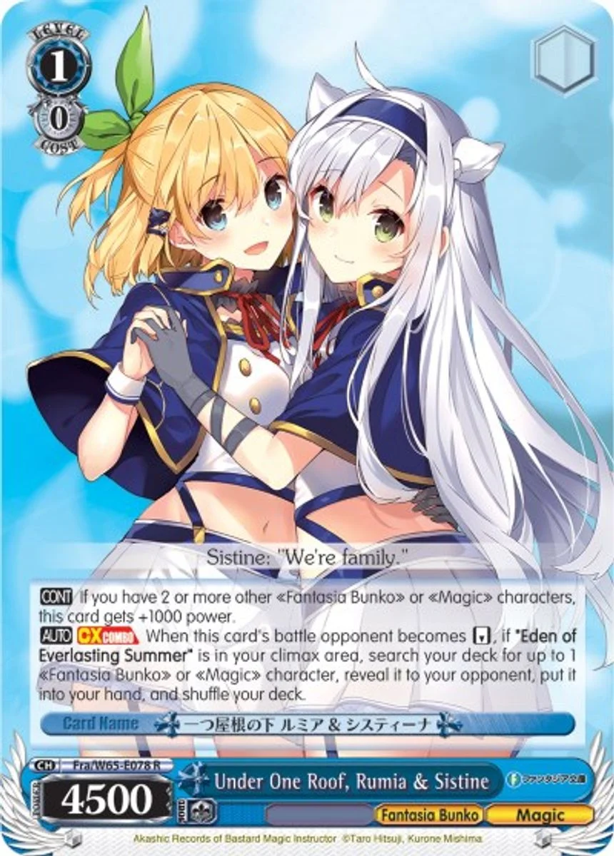 Under One Roof, Rumia & Sistine 「Fra/W65-E078」「EN」