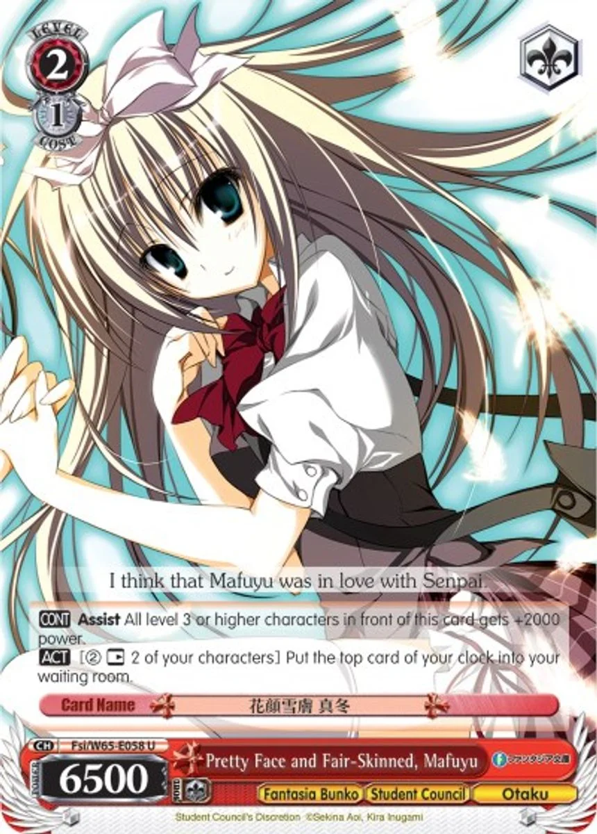 Pretty Face and Fair-Skinned, Mafuyu 「Fsi/W65-E058」「EN」
