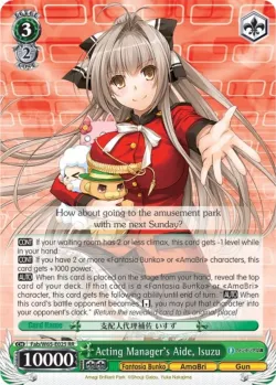 Acting Manager's Aide, Isuzu #Fab/W65-E025 · Weiss Schwarz