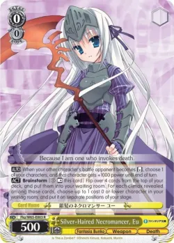 Silver-Haired Necromancer, Eu #Fkz/W65-E003 · Weiss Schwarz
