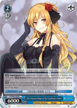 The Greatest Mage of the Continent, Celica 「Fra/W65-E098」「EN」
