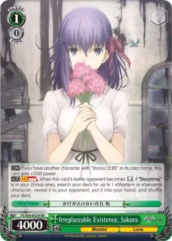 Irreplaceable Existence, Sakura #FS/S64-E024 · Weiss Schwarz
