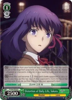 Distortion of Daily Life, Sakura #FS/S64-E029 · Weiss Schwarz
