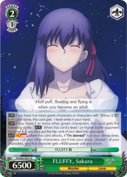 FLUFFY, Sakura #FS/S64-E031 · Weiss Schwarz