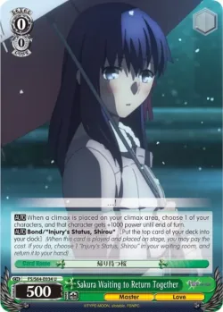 Sakura Waiting to Return Together #FS/S64-E034 · Weiss Schwarz