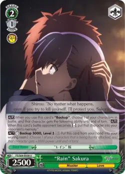 "Rain" Sakura #FS/S64-E038 · Weiss Schwarz