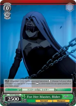 For Her Master, Rider #FS/S77-E020 · Weiss Schwarz