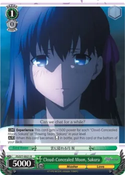 Cloud-Concealed Moon, Sakura #FS/S77-E021 · Weiss Schwarz