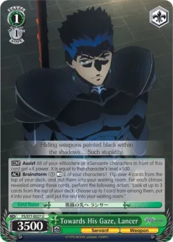 Towards His Gaze, Lancer #FS/S77-E027 · Weiss Schwarz