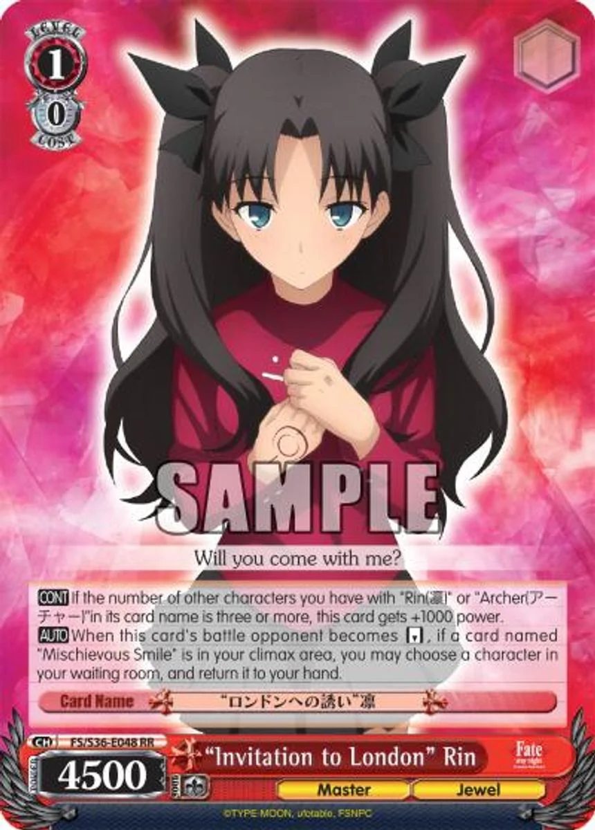 “Invitation to London” Rin 「FS/S36-E048」「EN」