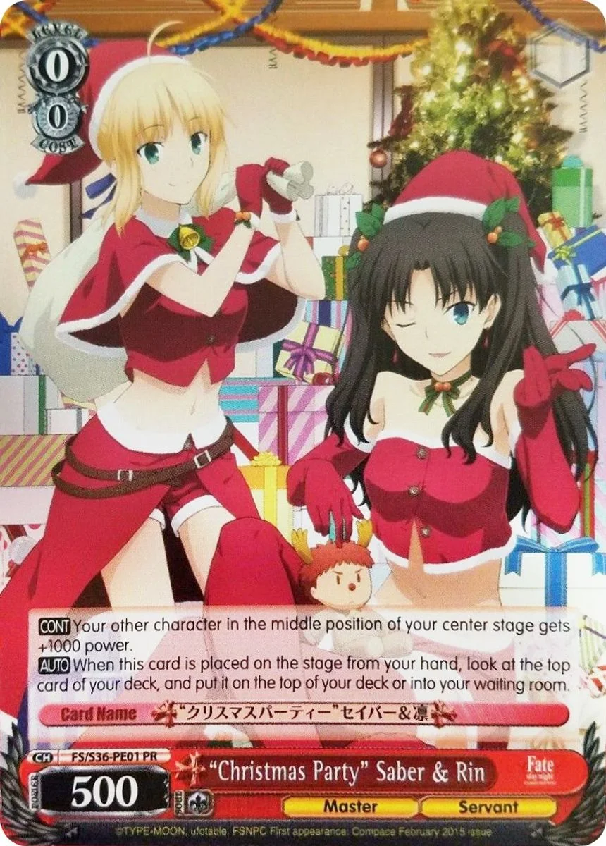 “Christmas Party” Saber & Rin 「FS/S36-PE01」「EN」