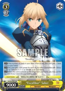 “Excalibur” Saber #FS/S36-E002 · Weiss Schwarz