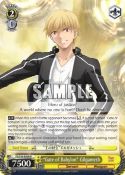 “Gate of Babylon” Gilgamesh #FS/S36-E008 · Weiss Schwarz