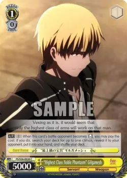 “Highest Class Noble Phantasm” Gilgamesh #FS/S36-E020 · Weiss Schwarz