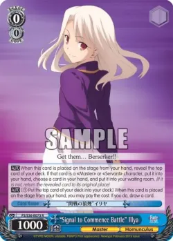 “Signal to Commence Battle” Illya 「FS/S36-E073」「EN」