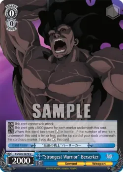 “Strongest Warrior” Berserker 「FS/S36-E078」「EN」