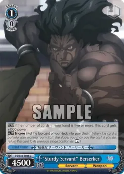“Sturdy Servant” Berserker 「FS/S36-E088」「EN」