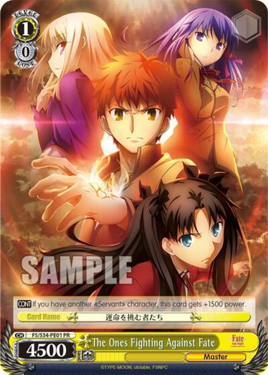 The Ones Fighting Against Fate 「FS/S34-PE01」「EN」