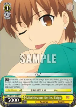 Mischievous Smile, Taiga #FS/S34-E015 · Weiss Schwarz