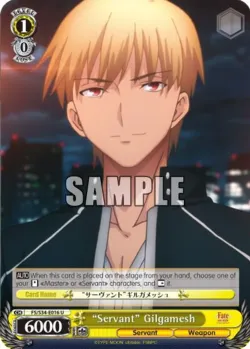"Servant" Gilgamesh #FS/S34-E016 · Weiss Schwarz