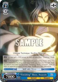 "Finishing" Move, Assassin 「FS/S34-E085」「EN」
