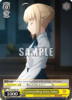 Commanding Aura, Saber 「FS/S34-TE01」「EN」