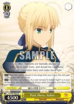 Past Hero, Saber 「FS/S34-TE04」「EN」