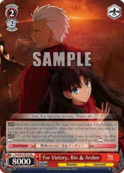 For Victory, Rin & Archer 「FS/S34-TE18」「EN」
