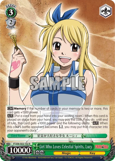 Girl Who Loves Celestial Spirits, Lucy 「FT/S02-102」「EN」