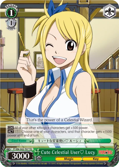 Cute Celestial User? Lucy 「FT/S02-T07」「EN」