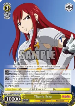 Titania Erza #FT/S02-002 · Weiss Schwarz