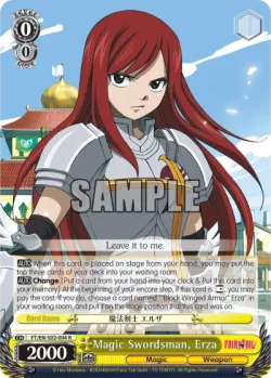 Magic Swordsman, Erza #FT/S02-004 · Weiss Schwarz