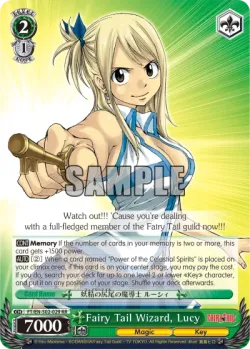 Fairy Tail Wizard, Lucy #FT/S02-029 · Weiss Schwarz