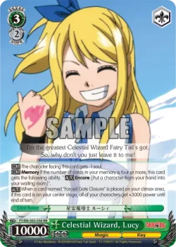 Celestial Wizard, Lucy #FT/S02-030 · Weiss Schwarz