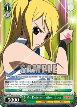 My Determination, Lucy #FT/S02-033 · Weiss Schwarz