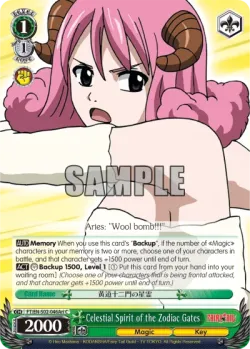 Celestial Spirit of the Zodiac Gates #FT/S02-046Ari · Weiss Schwarz