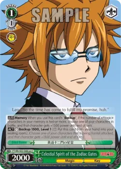 Celestial Spirit of the Zodiac Gates #FT/S02-046Leo · Weiss Schwarz
