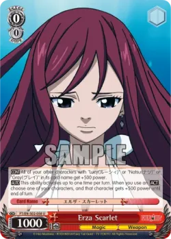 Erza Scarlet #FT/S02-058 · Weiss Schwarz