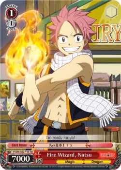 Fire Wizard, Natsu 「FT/S02-T15」「EN」