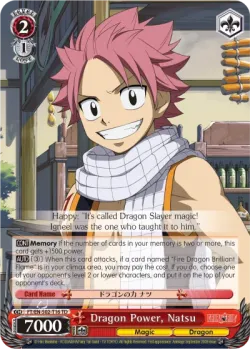 Dragon Power, Natsu 「FT/S02-T16」「EN」