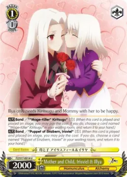 Mother and Child, Irisviel & Ilya #FZ/S17-E014 · Weiss Schwarz